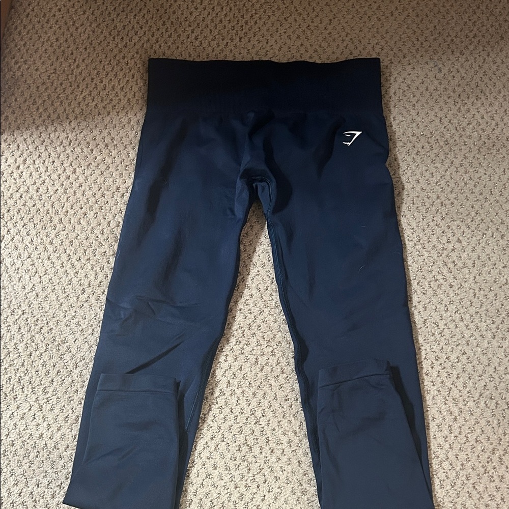 Women's Navy Blue Gymshark Leggings